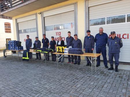 razdelitev gasilske opreme 2022